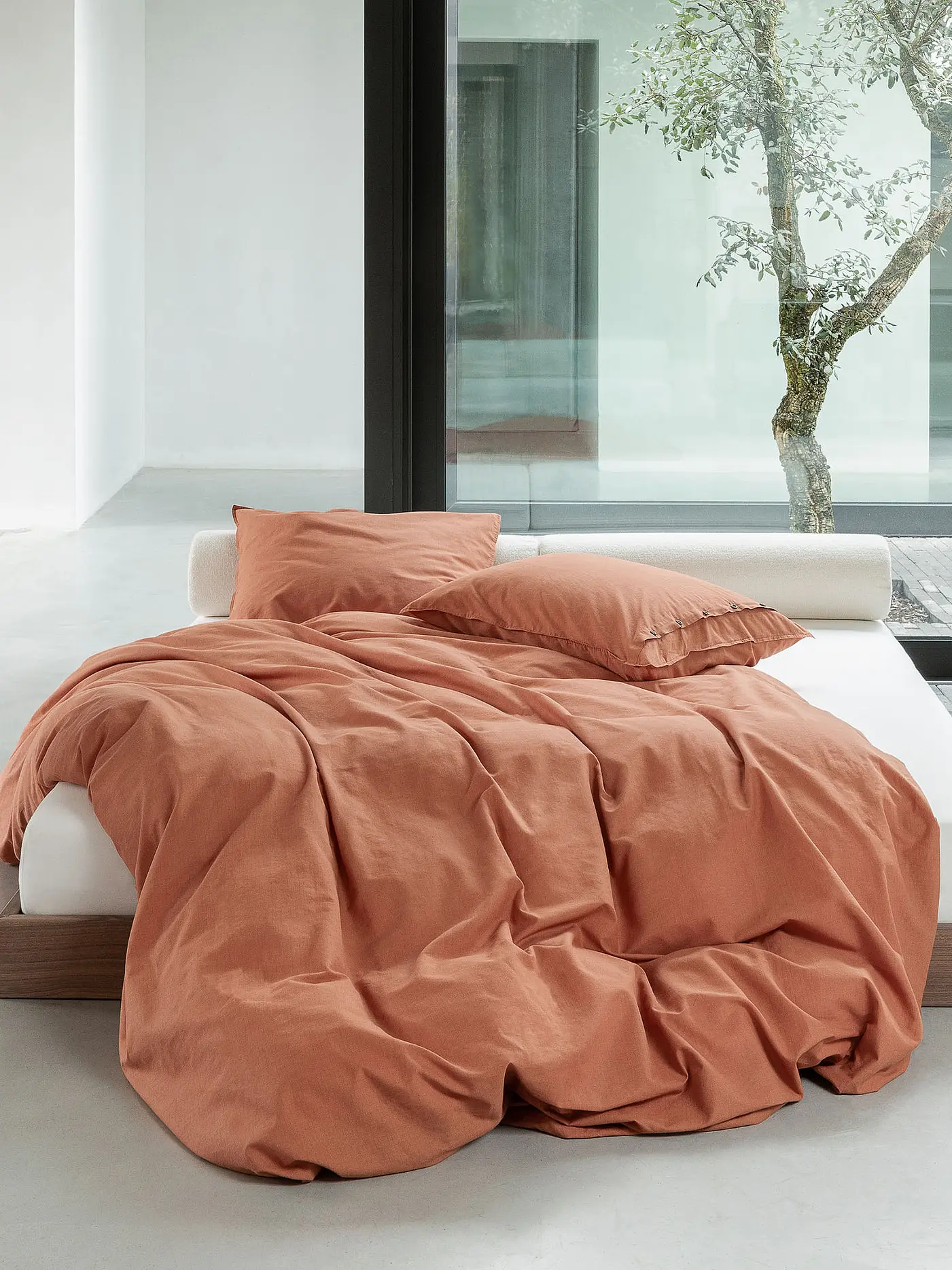 MARC O'POLO HOME | Perkal Bettwäsche 70x90cm / 140x200cm Sandstone | 